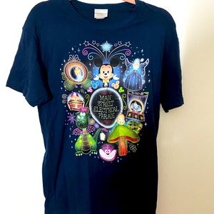Disney electrical Main Street parade shirt